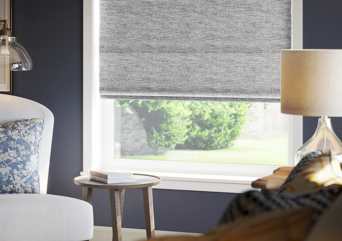 Mirdif, Shrike Grey - Twist&Fit Roman Blind - Image 5